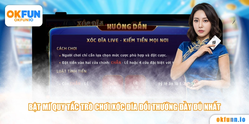 Bật mí quy tắc trò chơi Xóc Đĩa đổi thưởng đầy đủ nhất